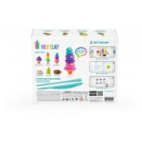 HEY CLAY HEJ CLAY Set Ice Cream Modelovacia hmota set, Zmrzlina