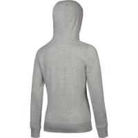 Mizuno Sweat W Dámska športová mikina s kapucňou, šedá/ružová, veľ. L