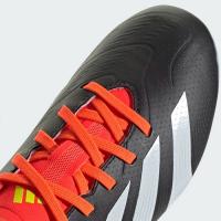 Adidas Predator League L JR MG Detské futbalové kopačky, biela, čierna, oranžová, veľ. 38