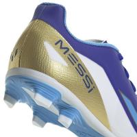Adidas X CRAZYFAST Club Messi FxG Pánske futbalové kopačky, biela/modrá, veľ. 42 2/3