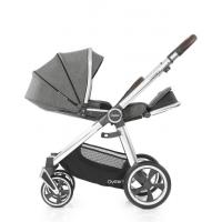 Oyster Športový Kočík 2v1 Oyster 3 - Mercury, strieborný rám + hlboká vanička
