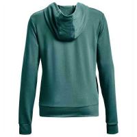 Under Armour Rival Terry Hoodie W Dámska športová mikina s kapucňou, zelená, veľ. L
