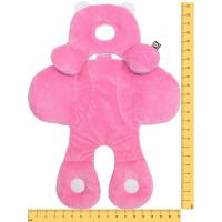 Benbat Body Support– Ergonomická obojstranná vložka do autosedačky a kočíka, 0-12m, ružová