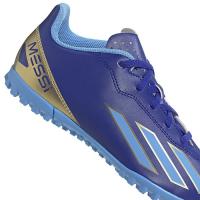 Adidas X CRAZYFAST Club Messi JR TF Detské futbalové kopačky/turfy, modré, veľ. 36