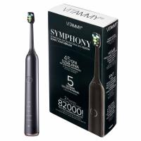 VITAMMY SYMPHONY Sonická zubná kefka s elegantným púzdrom, čierna + čierne púzdro