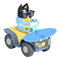 Bluey BLUEY Bandit with Beach Quad, Figúrka s príslušenstvom