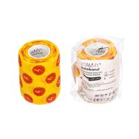 VITAMMY Autoband Samolepiaca bandáž s potlačou blesku, žltá, 7,5cmx450cm