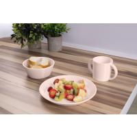 Miniland Dolce  5-dielny set na jedenie pre deti, okrúhly, ružový