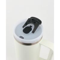 Runbott Latt Termohrnček s rúčkou a slamkou – 800 ml, Krémový