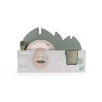 Miniland ECO-friendly Jedálenský set pre dieťa, 5-dielny, Žabka