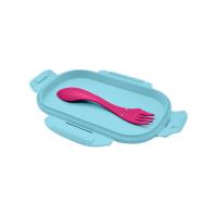 Kids Euroswan Desiatový box s príborom - Peasiatko Peppa