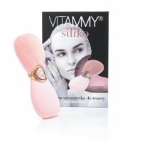 VITAMMY SILIKO Sonická tvárová kefka, púdrovo ružová