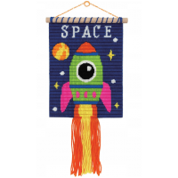 WOW BOX Kreatívna sada Makramé Raketa vo vesmíre