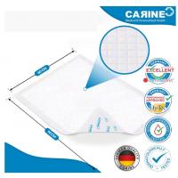 Carine CARINE Jednorazové absorbčné podložky, modré, 60cmx90cm, absorbcia 1000 ml, 90 ks