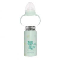 Miniland Dolce Termoska z nerezovej ocele s cumlíkom, 240 ml, mätová