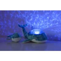Cloud b®Tranquil Whale™- Nočné svetielko - Veľryba, modrá