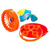 FRU BLU Bublifuk - 2v1 pištoľ sada na tvorbu profesionálnych bublín + náplň 0,5L v krabici