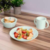 Miniland Dolce  5-dielny set na jedenie pre deti, okrúhly, mätový