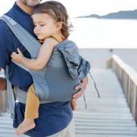 BECO Fly Hybridný ergonomický nosič (Mei Tai) - šedé