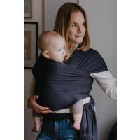 Boba BOBA Wrap Šatka na nosenie detí, organická tmavošedá