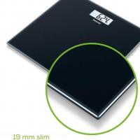 Beurer BEURER GS 10 Sklenená kúpeľňová váha, čierna