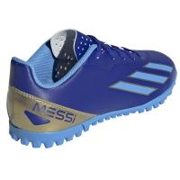 Adidas X CRAZYFAST Club Messi JR TF Detské futbalové kopačky/turfy, modré, veľ. 36