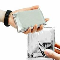 Carine CARINE Núdzová deka - Izotermická, strieborná, 210x160cm, 25ks