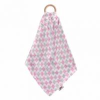 XKKO Hryzátko BMB s plienkou - Baby Pink Cross