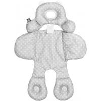 Benbat Body Support– Ergonomická obojstranná vložka do autosedačky a kočíka, 0-12m, šedá
