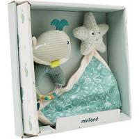 Miniland - zabawki edukacyjne Miniland BABY SEA GIFT PACK – Darčeková sada pre bábätko, oceán