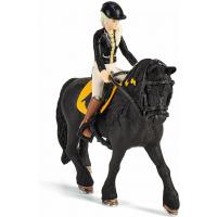 Schleich Malá stajňa s jazdkyňou Tori a kobylou Princess