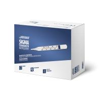 NOVAMA SIGMA Bezortuťový teplomer v puzdre, displej 12 ks