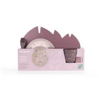 Miniland ECO-friendly Jedálenský set pre dieťa, 5-dielny, Vtáčik