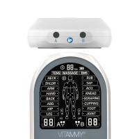 VITAMMY STIMULA Elektrostimulátor svalov, terapia TENS EMS a masáž 3 v 1 + 4 elektródy
