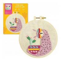 WOW BOX Kreatívna sada na vyšívanie Lama