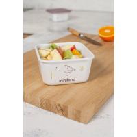 Miniland ECO-friendly Hermetické nádoby na uloženie jedla,  2x400 ml, Vtáčik