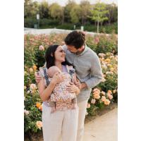 Boba X Organic Detský nosič, krémová s potlačou arkadia