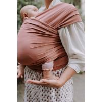 Boba BOBA Wrap Šatka na nosenie detí, špinavo ružová