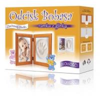 Baby Otisk BabyOtisk Sada pre odtlačok, rámik s hlinou - biely