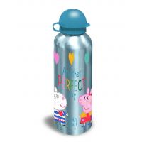 Kids Euroswan Hliníková fľaša 500 ml - Prasiatko Peppa