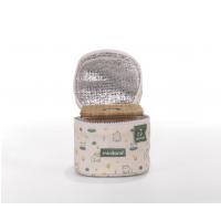 Miniland ECO-friendly Sklenené štvorcové nádoby 2x210 ml s izotermickou taškou, Žabka