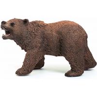Schleich Divoké zviera medveď hnedý - grizzly