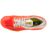 Mizuno Wave Lightning Z7 Pánska volejbalová obuv, biela/oranžová, veľ. 42