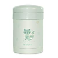 Miniland Dolce Termoska na jedlo s 2 hermetickými nádobami, 700 ml, mätová