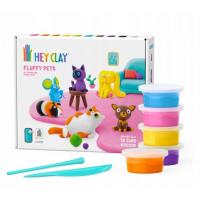 HEY CLAY Fluffy Pets Modelovacia hmota set, Maznáčikovia