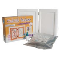 Baby Otisk BabyOtisk Sada pre odtlačok, rámik s hlinou - biely