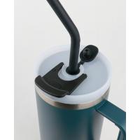 Runbott Latt Termohrnček s rúčkou a slamkou – 1100 ml, modrý