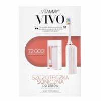 VITAMMY VIVO Pink Sonická zubná kefka s puzdrom, biela