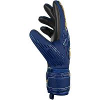 Reusch Attrakt Freegel Silver Brankárske futbalové rukavice, čierno/modro/zlaté, veľ. 8,5
