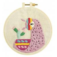 WOW BOX Kreatívna sada na vyšívanie Lama